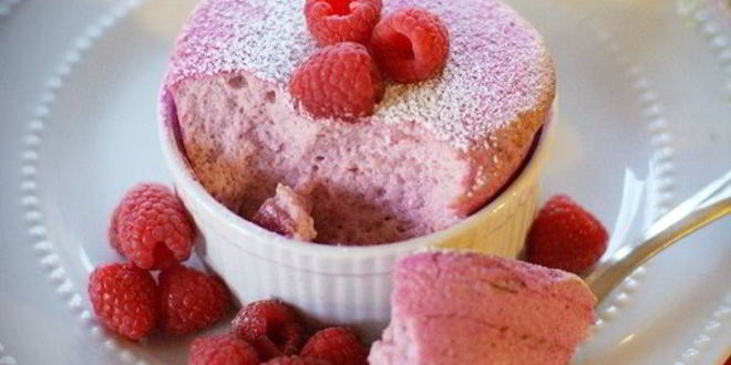 Рецепт малинового суфле