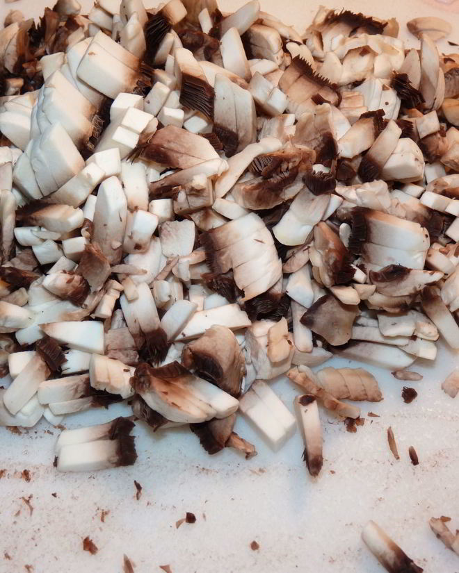 Рецепт мини-суфле из шампиньонов