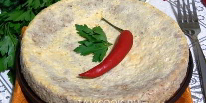 Шаг 13: мясного суфле в духовке