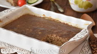 Рецепт Печеночного суфле с овощами