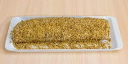 Шаг 18: шоколадного рулета с банановым суфле и грецкими орехами