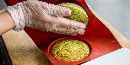 Шаг 8: суфле иза кабачкова