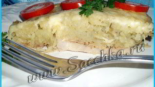 Рецепт Суфле из картофеля с мясом