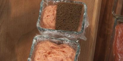 Шаг 1: суфле из лосося с цитрусовым салатом