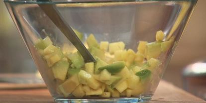 Шаг 2: суфле из лосося с цитрусовым салатом