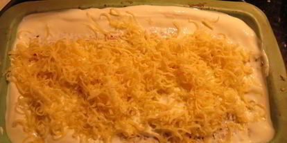 Шаг 6: суфле из овощей под маслятами в сметане