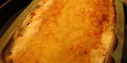 Шаг 7: суфле из овощей под маслятами в сметане