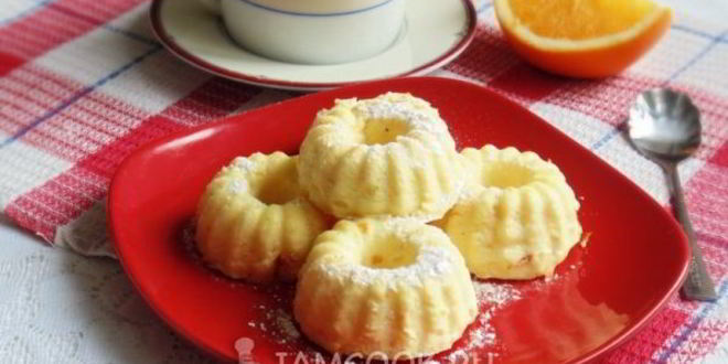 Рецепт творожного суфле с апельсином в духовке