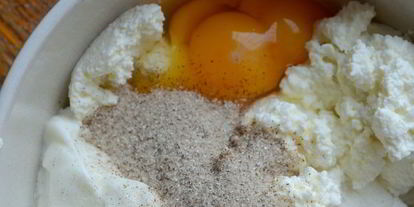 Шаг 1: творожного суфле с киви в тесте