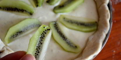 Шаг 3: творожного суфле с киви в тесте