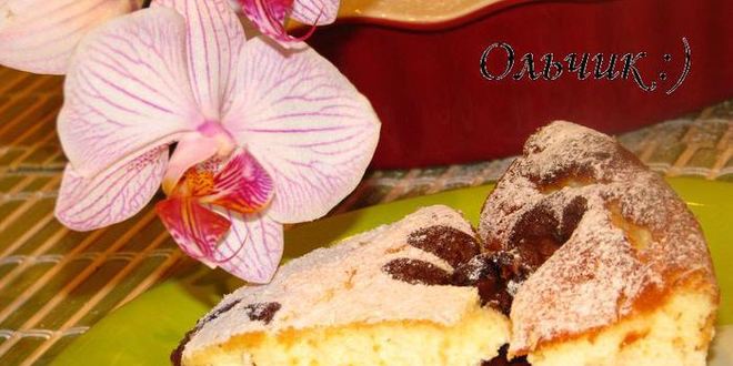 Рецепт творожного суфле с крыжовником и шоколадом