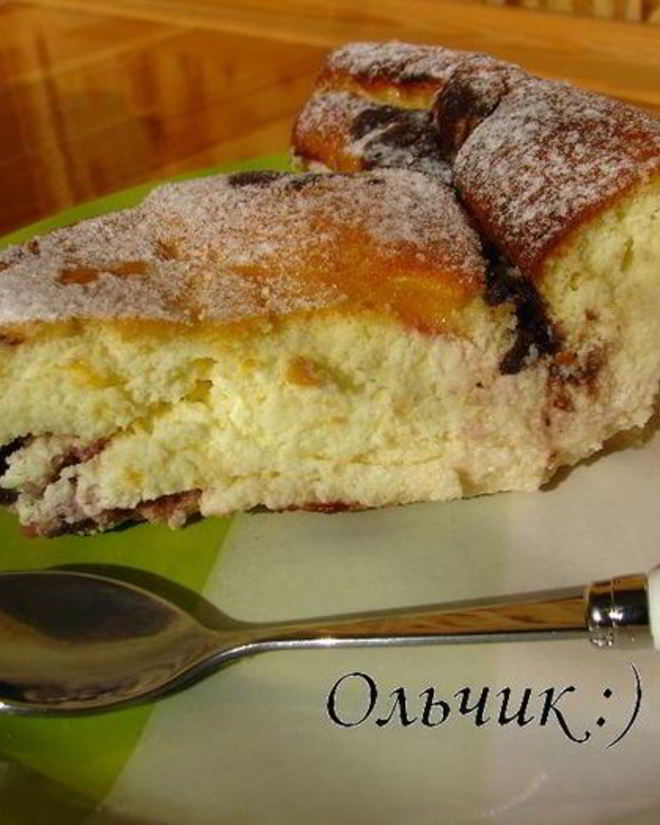 Рецепт творожного суфле с крыжовником и шоколадом