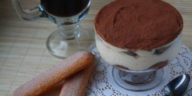Рецепт кофейного тирамису с коньяком