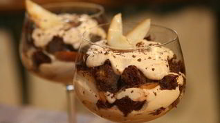 Рецепт Шоколадного тирамису с грушей