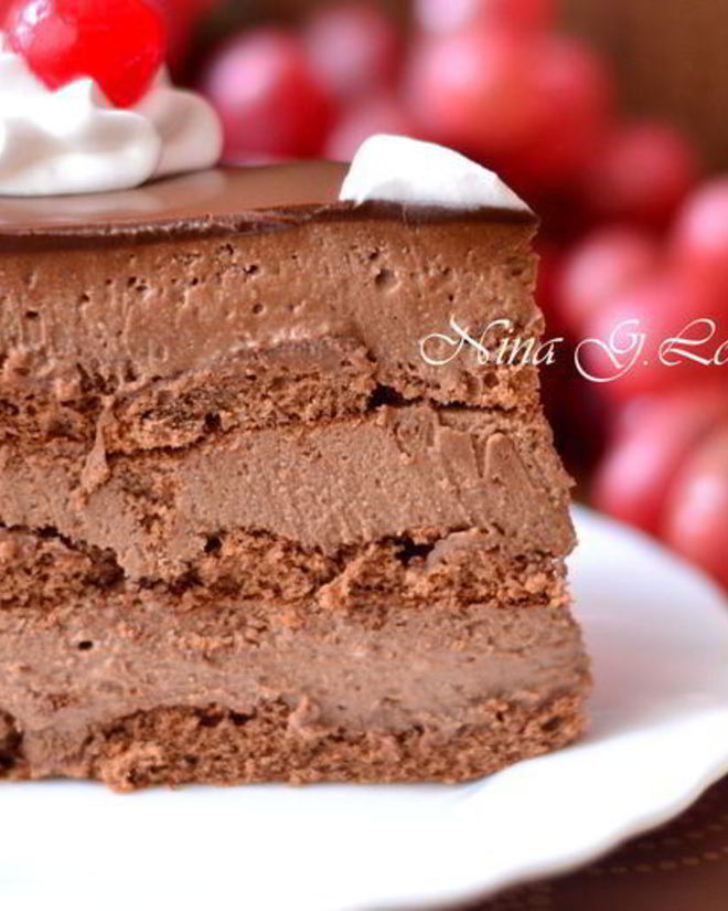 Рецепт шоколадного тирамису с вишневым ликером