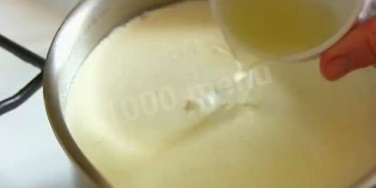 Шаг 1: сыра маскарпоне для тирамису на сливках