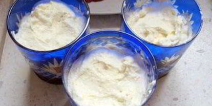 Шаг 5: тирамису без яиц, с рикоттой и клубникой