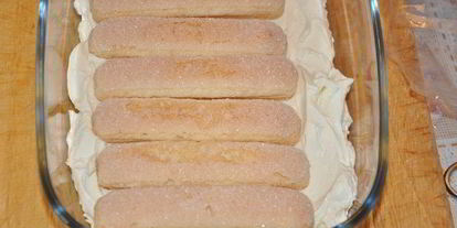 Шаг 2: тирамису с клубникой и белым шоколадом