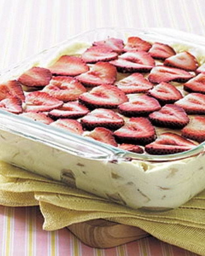 Рецепт тирамису с клубникой