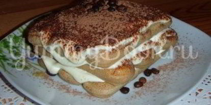 Шаг 6: тирамису с кремом филадельфия