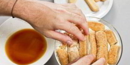 Шаг 1: тирамису с орехами