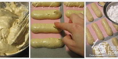 Шаг 2: тирамису с рикоттой, орехами и корицей