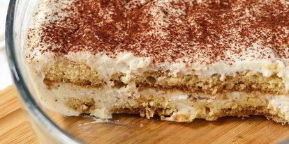 Шаг 8: тирамису с рикоттой, орехами и корицей