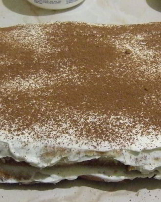 Рецепт тирамису со взбитыми сливками