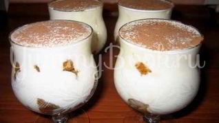 Рецепт Тирамису в бокалах