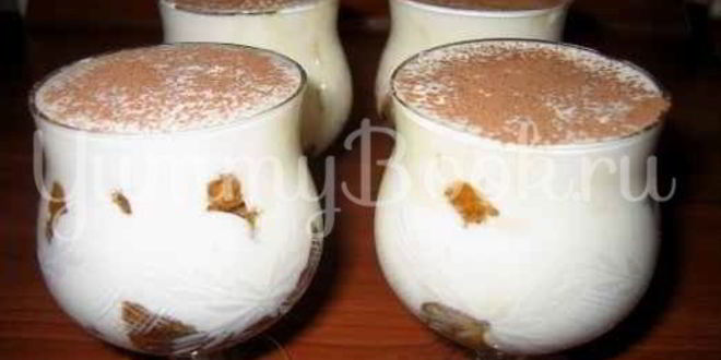 Рецепт тирамису в бокалах