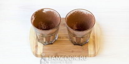 Шаг 8: тирамису в стакане