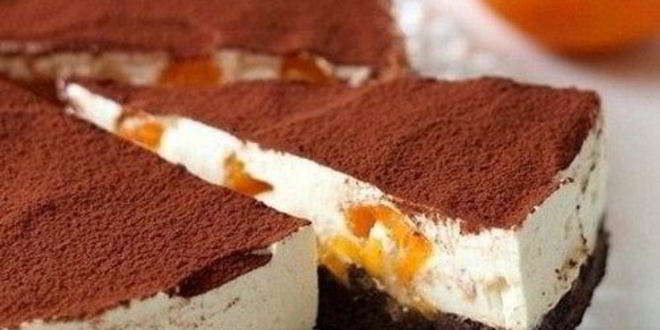 Рецепт торта-тирамису с апельсинами и темным шоколадом