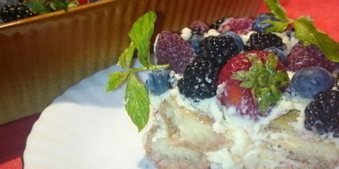 Рецепт ягодного тирамису