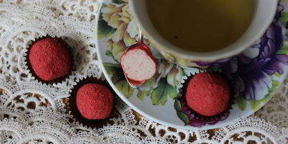 Шаг 6: трюфелей с клубникой