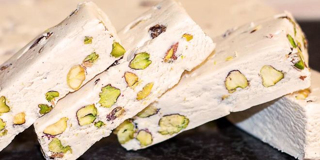 Рецепт восточных сладостей нуга с орехами