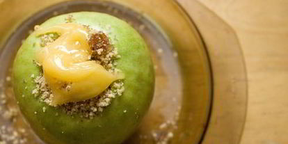 Шаг 1: яблок, запеченных с медом и орехами