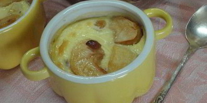 Рецепт яблок, запеченных в сливках