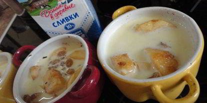 Шаг 3: яблок, запеченных в сливках