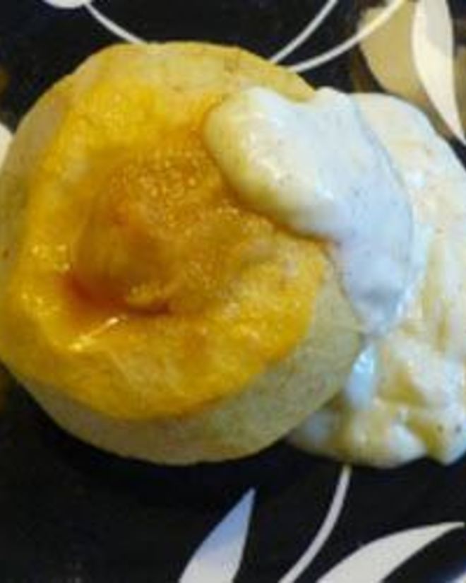 Рецепт запеченных яблок с начинкой из марципана