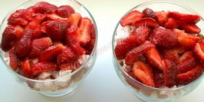 Шаг 3: клубничного десерта с зефиром