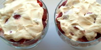 Шаг 4: клубничного десерта с зефиром