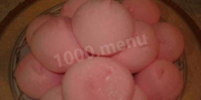 Рецепт Розового зефира малинового