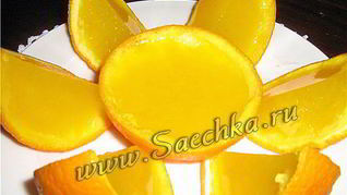 Рецепт Желе Апельсин в апельсине