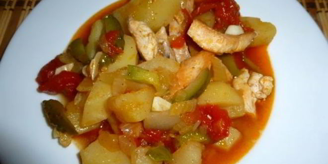 Рецепт азу из индейки в духовке