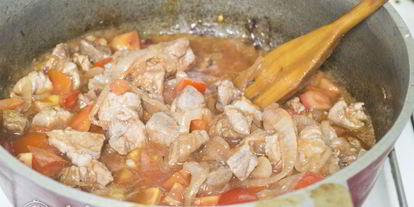 Шаг 2: азу из свинины