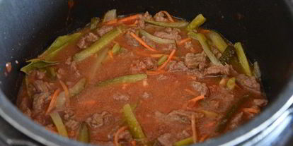 Шаг 9: азу по-татарски в мультиварке