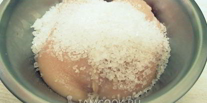 Шаг 3: бастурмы из куриной грудки