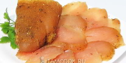 Шаг 9: бастурмы из куриной грудки