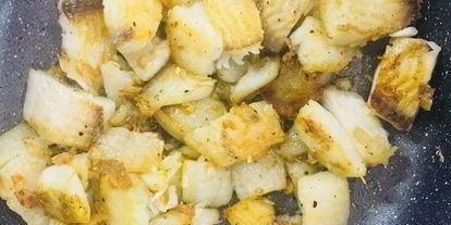 Шаг 2: бесбармачной лапши с рыбой в соусе песто