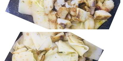 Шаг 6: бесбармачной лапши с рыбой в соусе песто